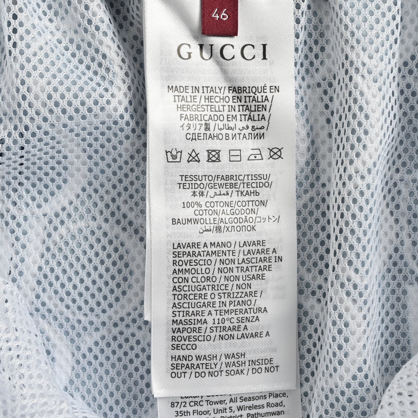 Gucci/古驰 24ss 满印弹幕印花短裤