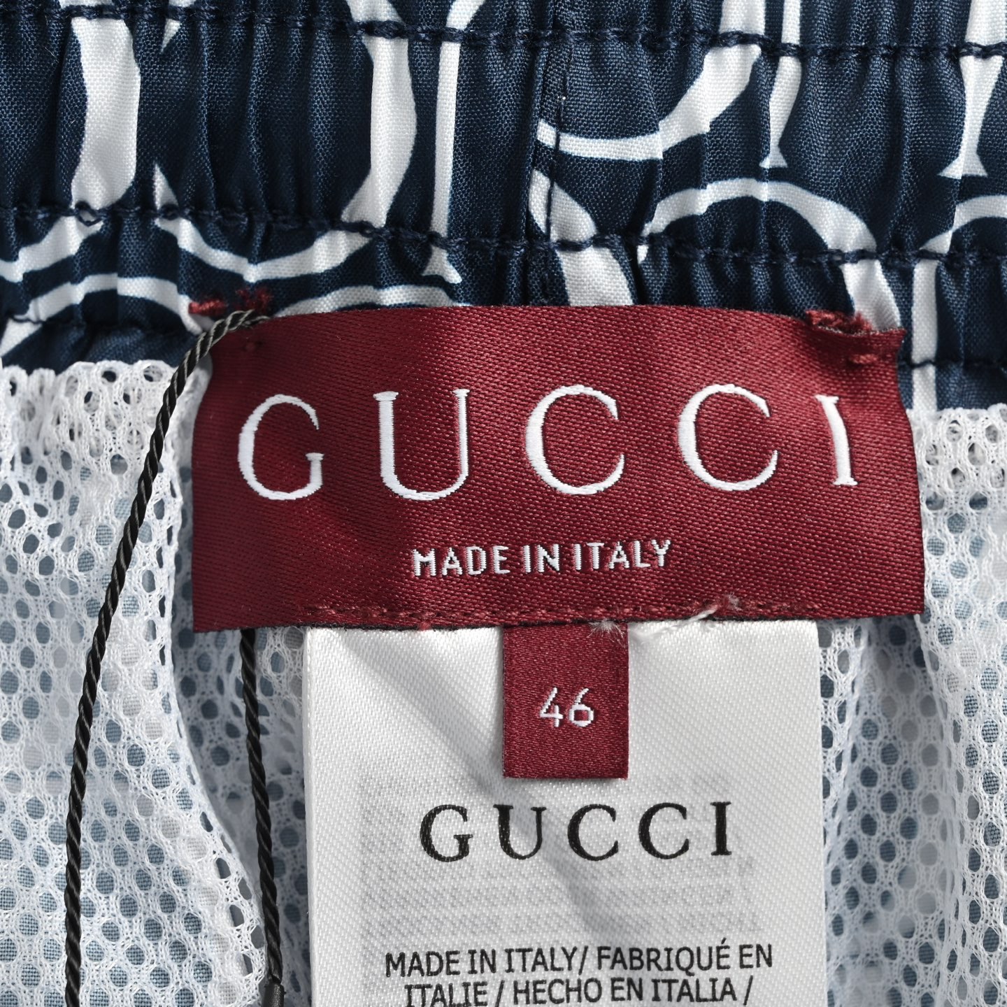 Gucci/古驰 24ss 满印弹幕印花短裤