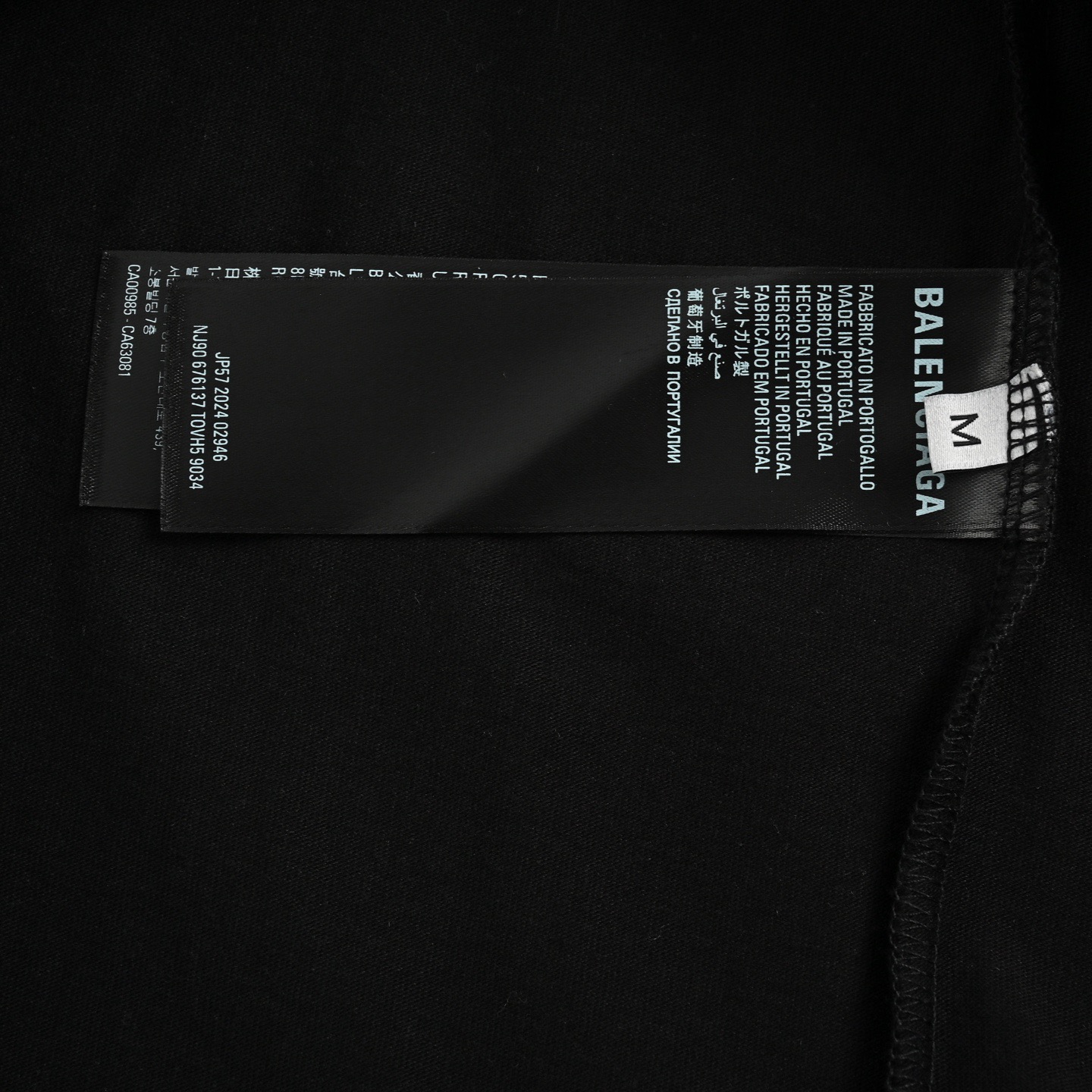 Balenciaga/巴黎世家 滑雪系列3M刺绣短袖