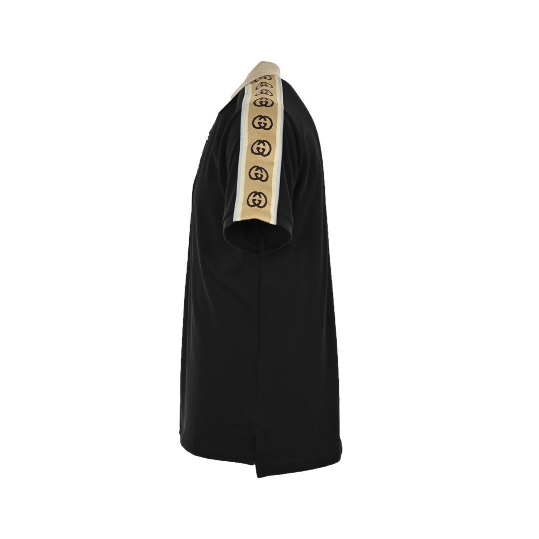 Gucci/古驰 20ss 反光织带Polo短袖-莆田鞋,莆田鞋货源,高仿鞋,高仿鞋货源,安福档口,莆田高仿鞋,莆田鞋批发,高仿鞋批发,莆田高仿运动鞋,高仿运动鞋,莆田运动鞋 Gucci/古驰 20ss 反光织带Polo短袖