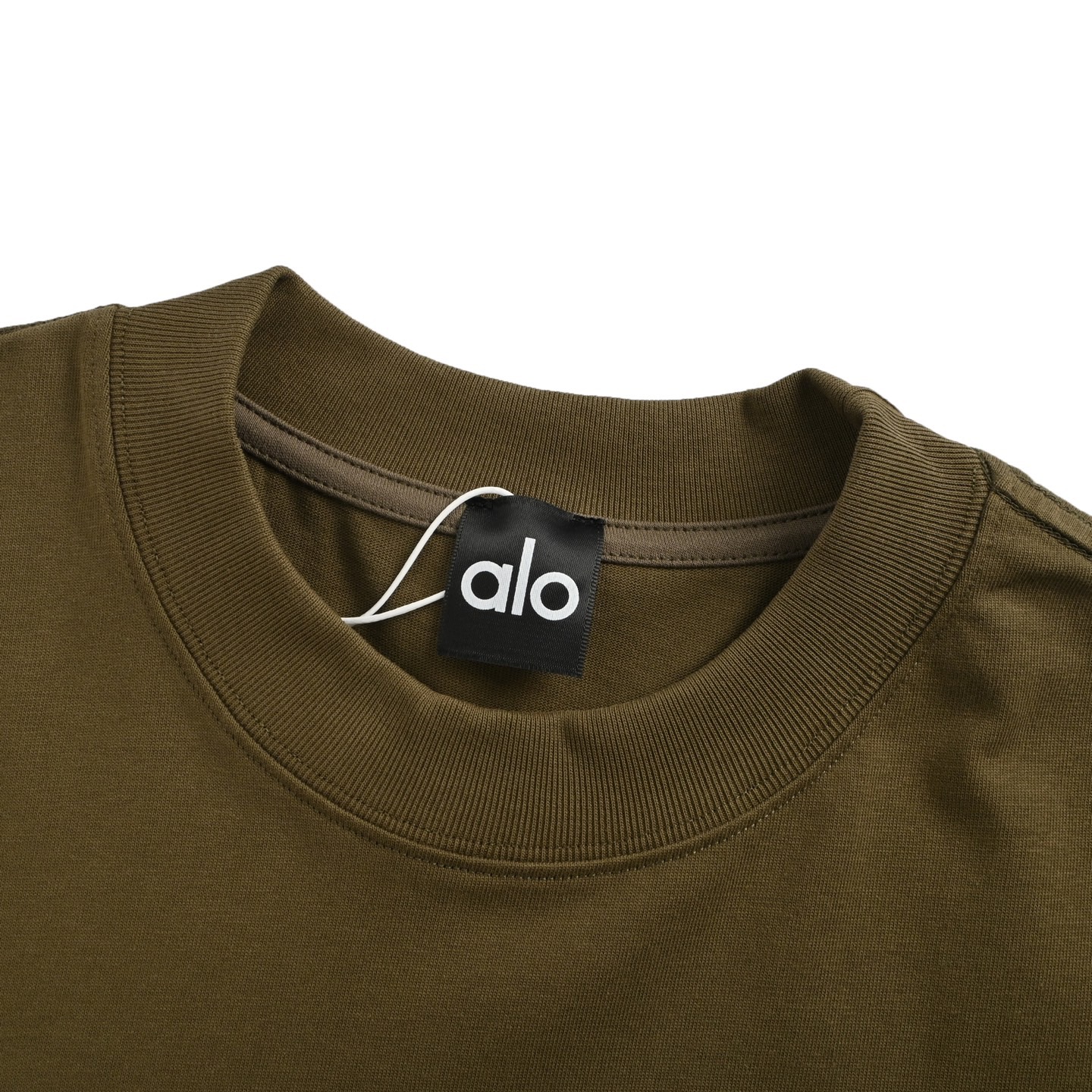 ALO 25ss 金属银压胶小标短袖