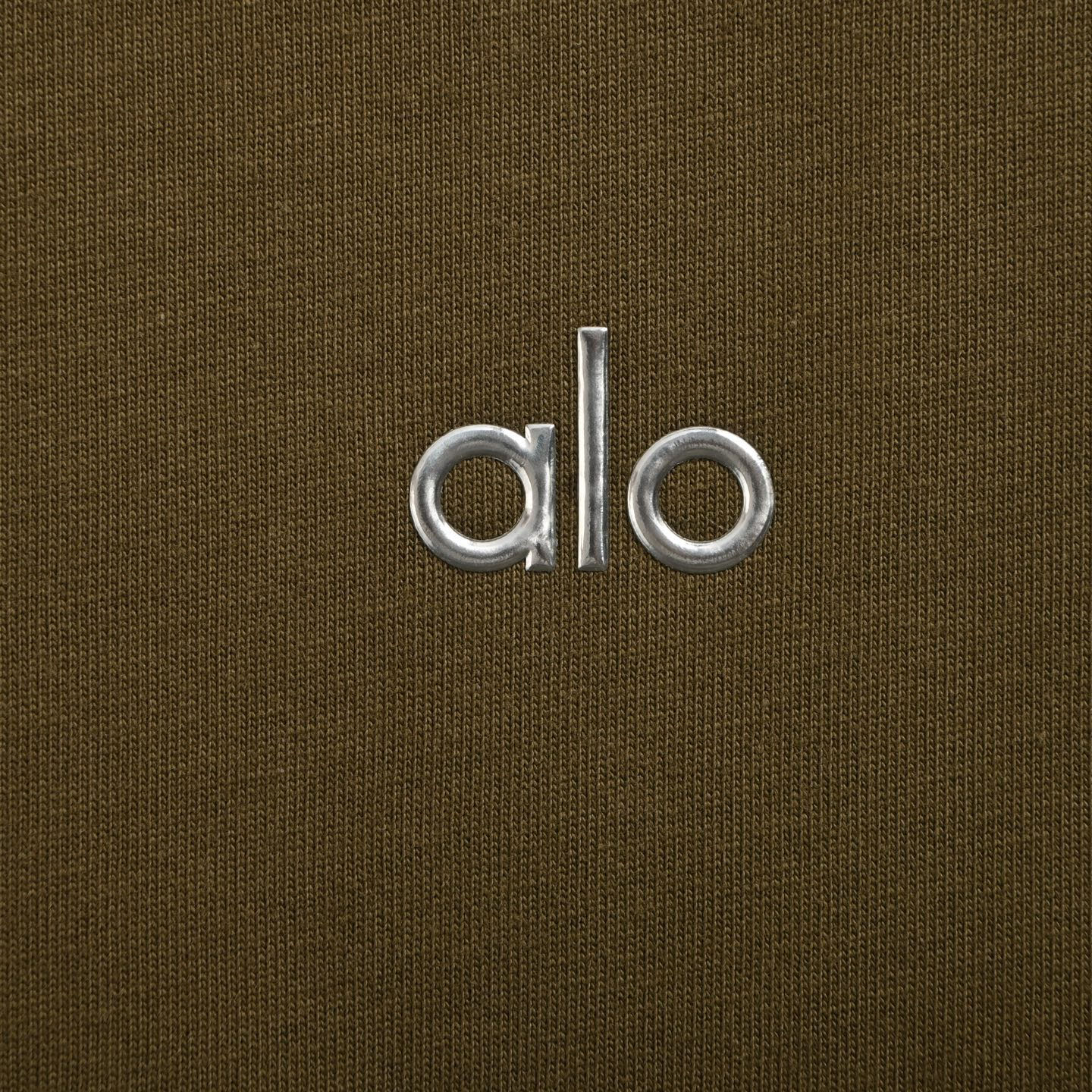 ALO 25ss 金属银压胶小标短袖