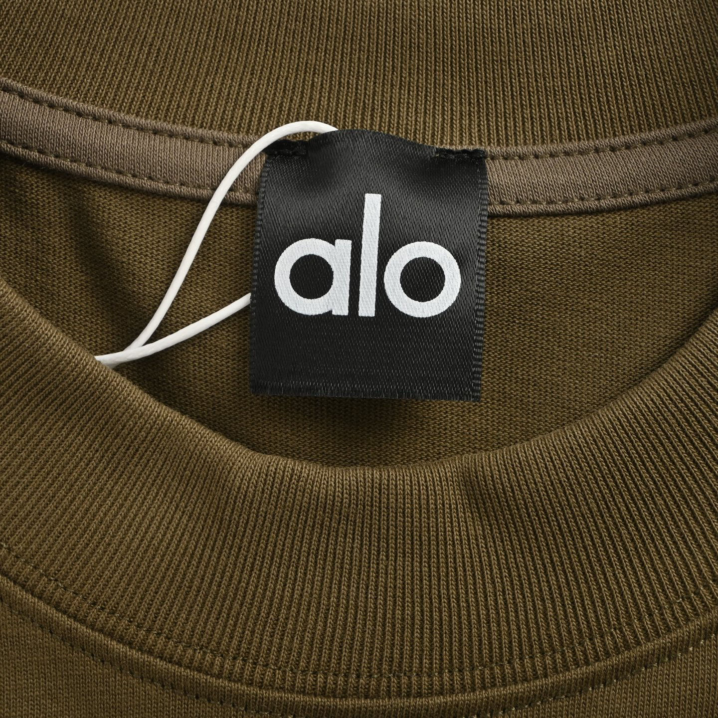 ALO 25ss 金属银压胶小标短袖