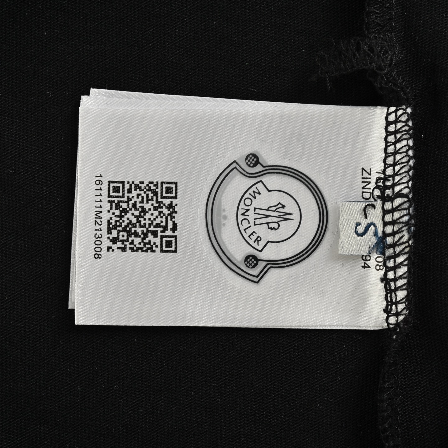 Moncler/蒙口 25ss 植绒logo镭射印花短袖