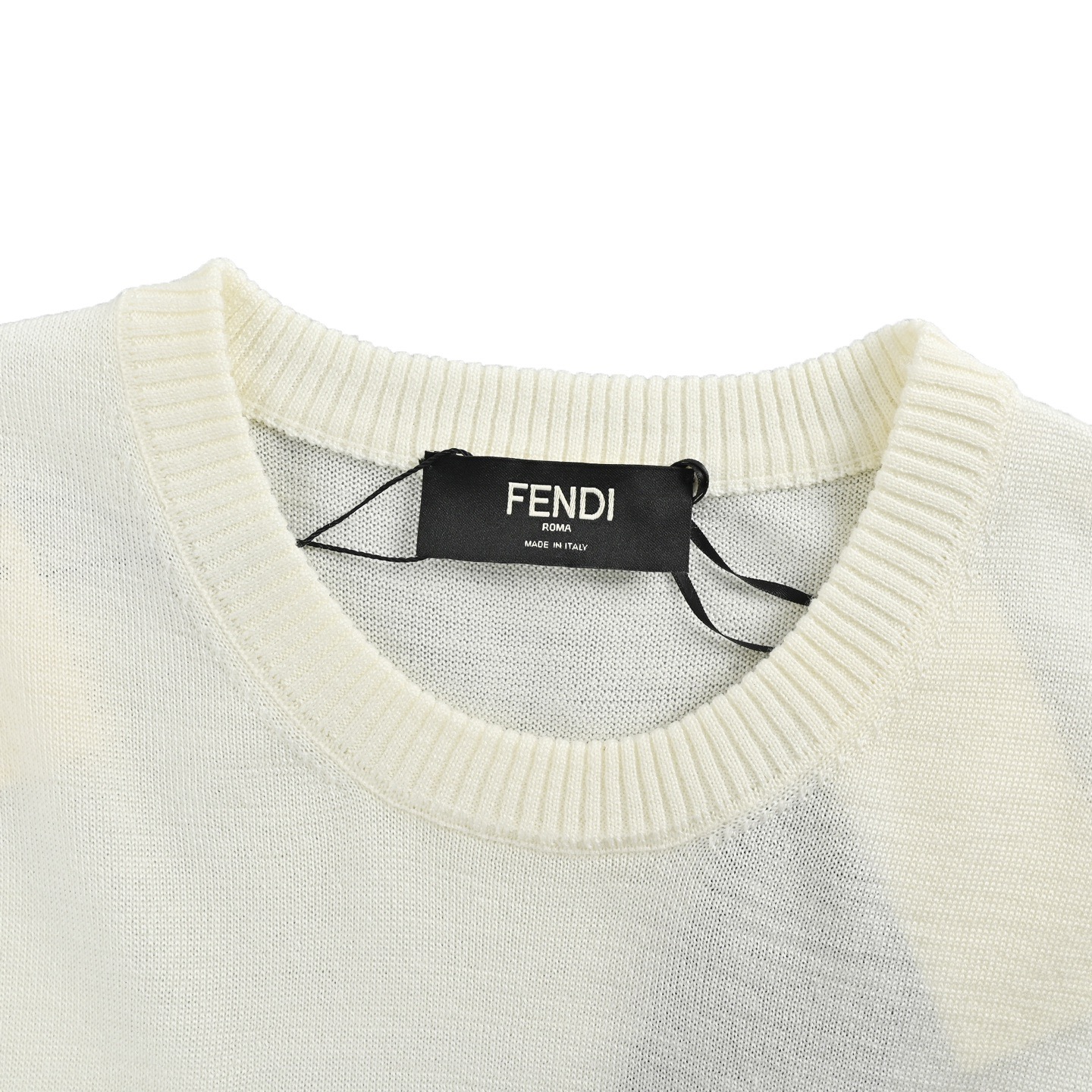 Fendi/芬迪 五金双F标识针织短袖