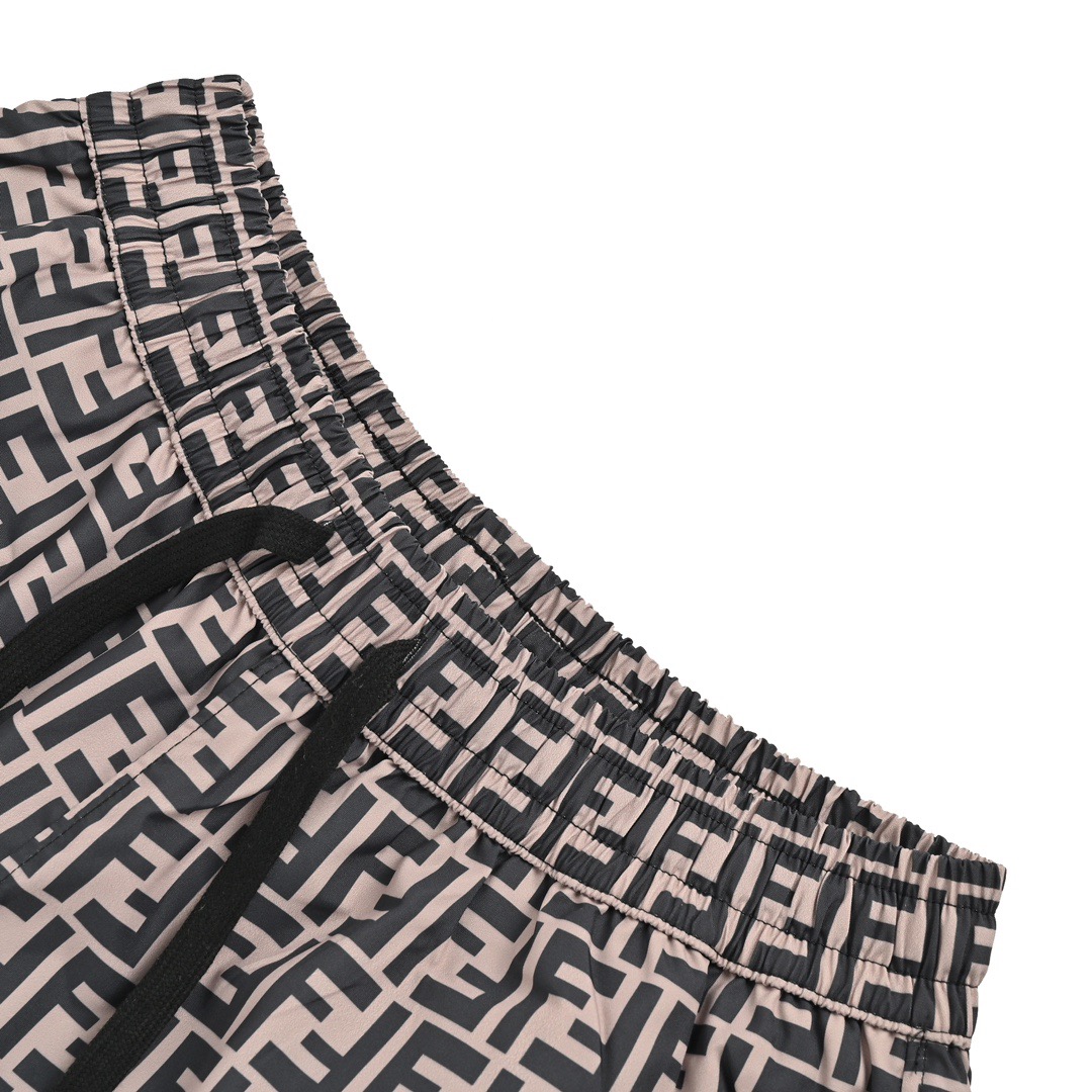 Fendi/芬迪 经典FF满印尼龙短裤 夏季渠道限定沙滩短裤