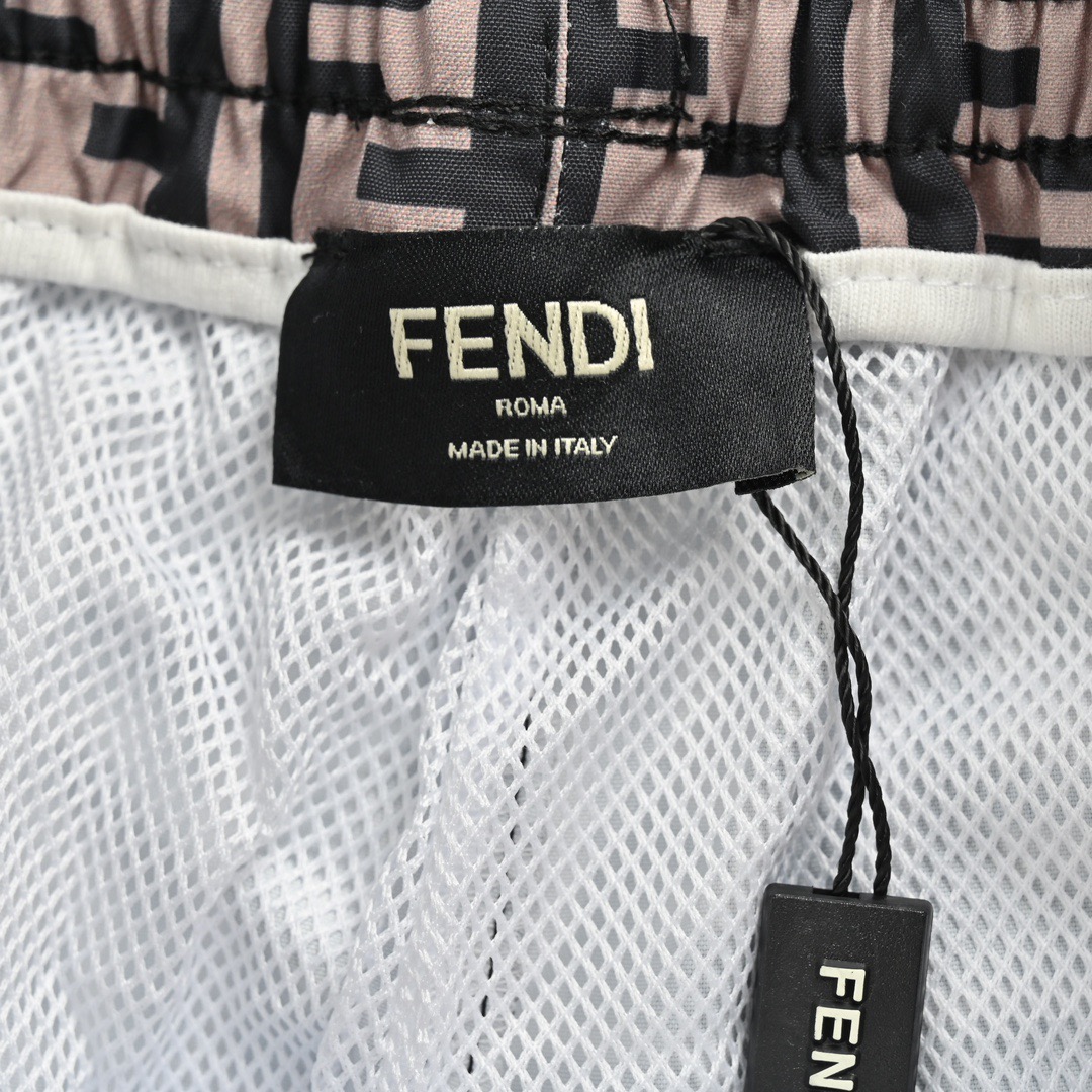 Fendi/芬迪 经典FF满印尼龙短裤 夏季渠道限定沙滩短裤
