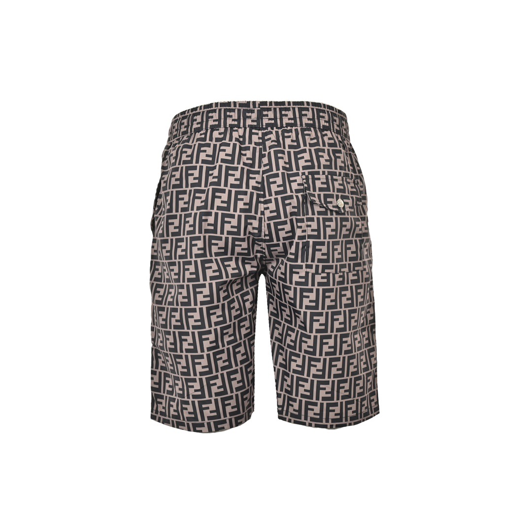 Fendi/芬迪 经典FF满印尼龙短裤 夏季渠道限定沙滩短裤