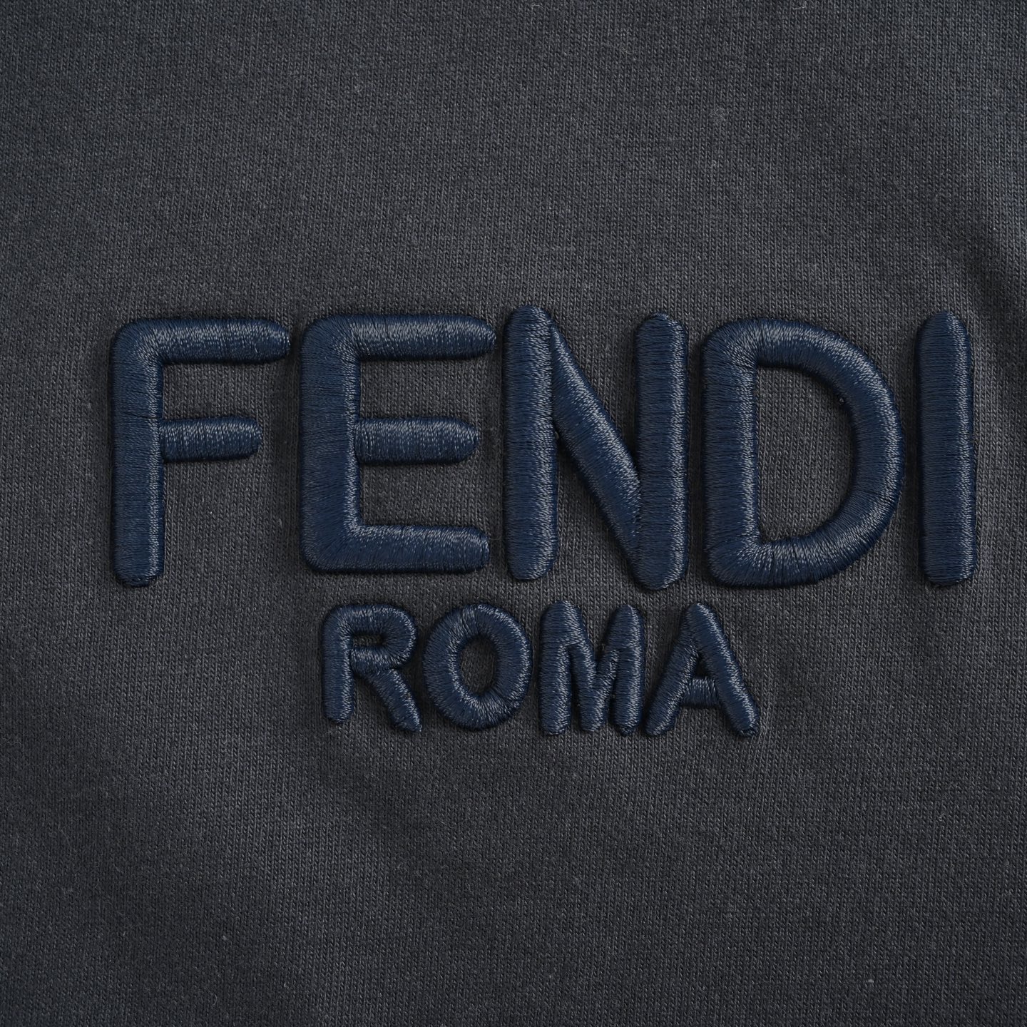 Fendi/芬迪 25ss 暗纹刺绣字母logo短袖