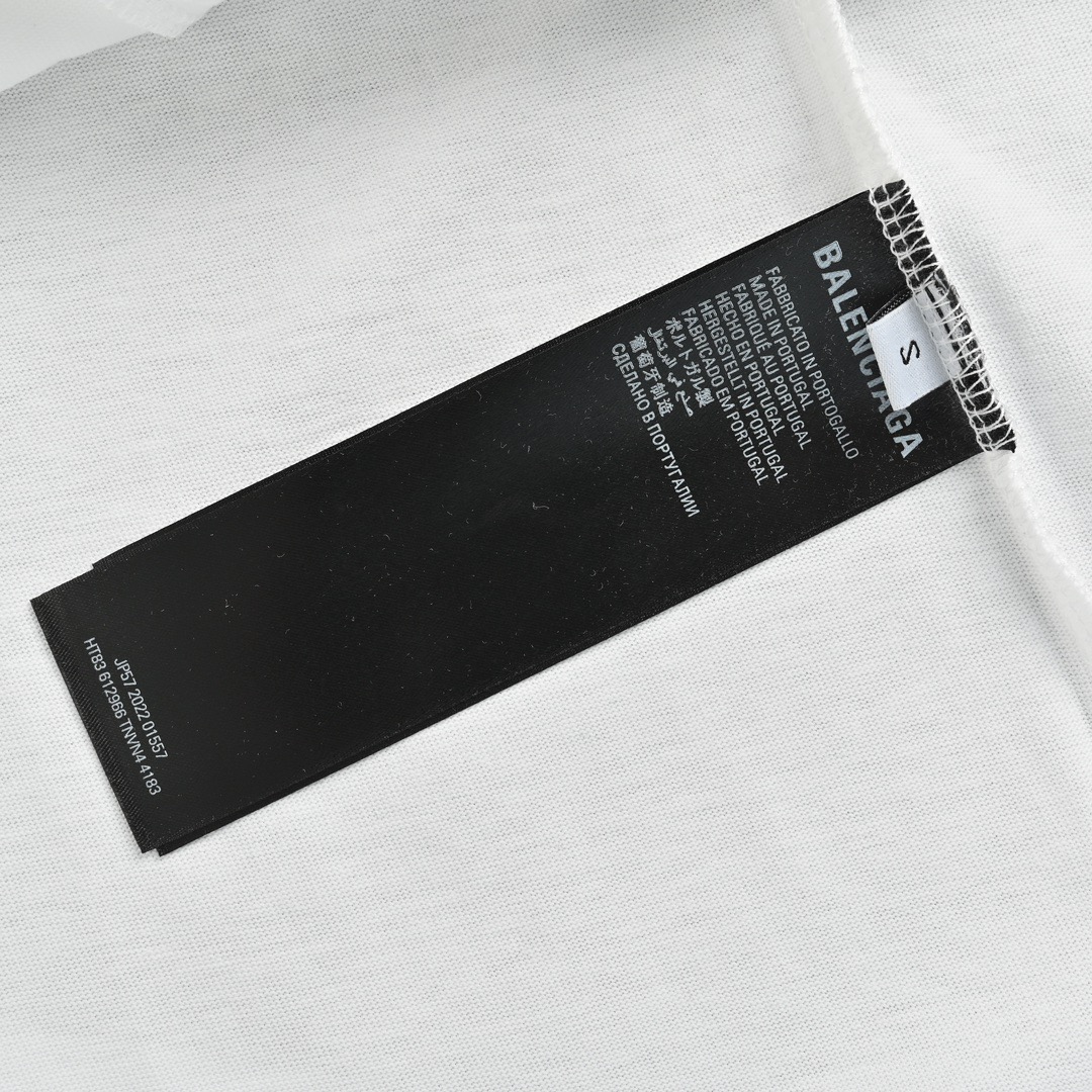 Balenciaga/巴黎世家 经典可乐波浪印花短袖