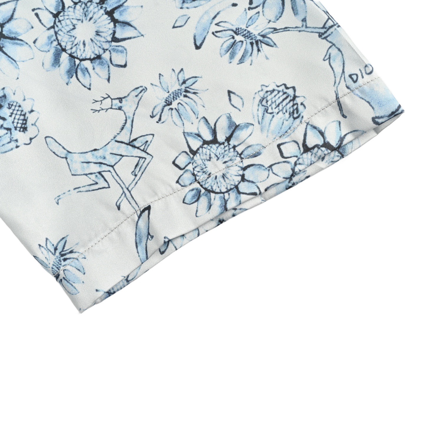 Dior/迪奥 25ss 花卉动物满印短袖衬衫