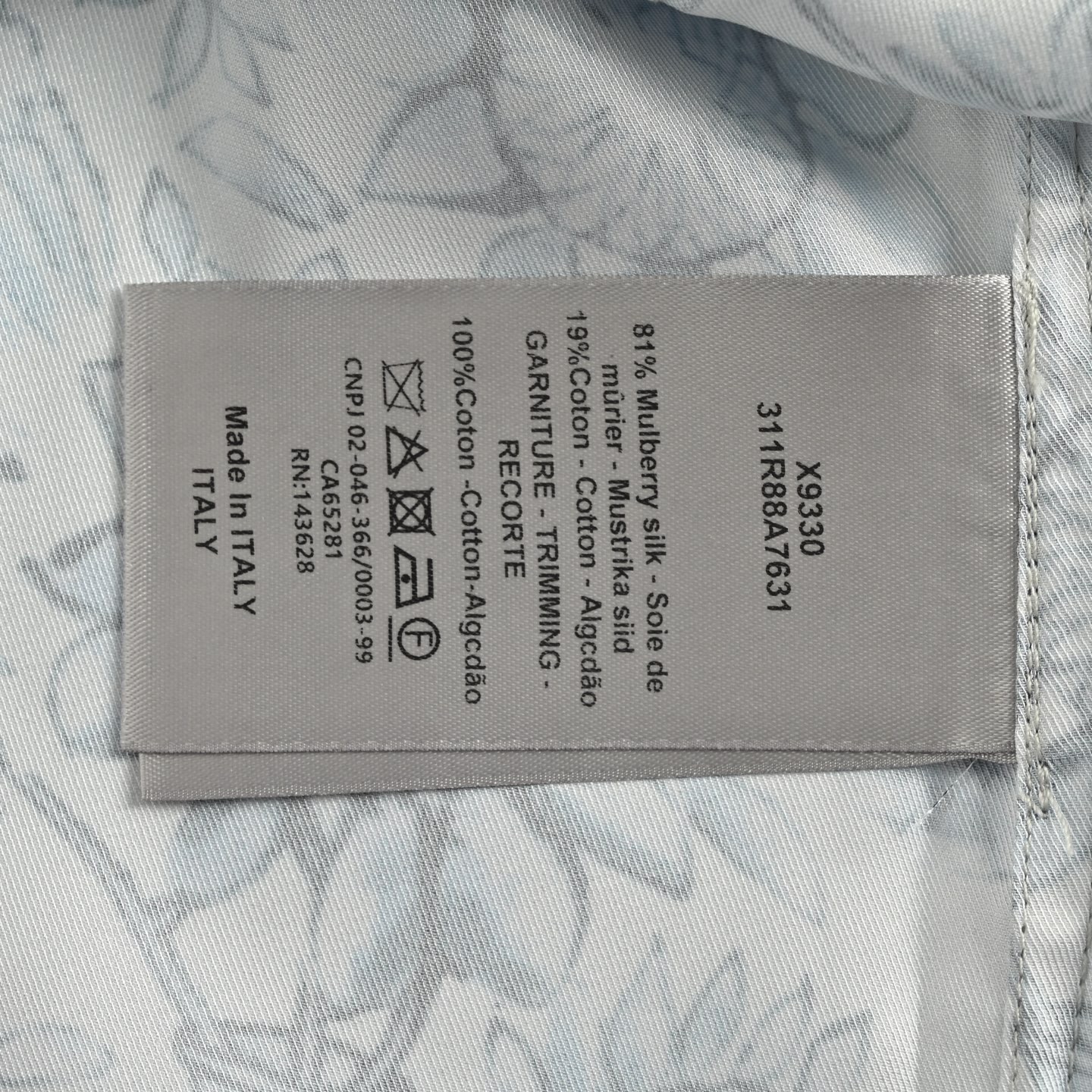 Dior/迪奥 25ss 花卉动物满印短袖衬衫