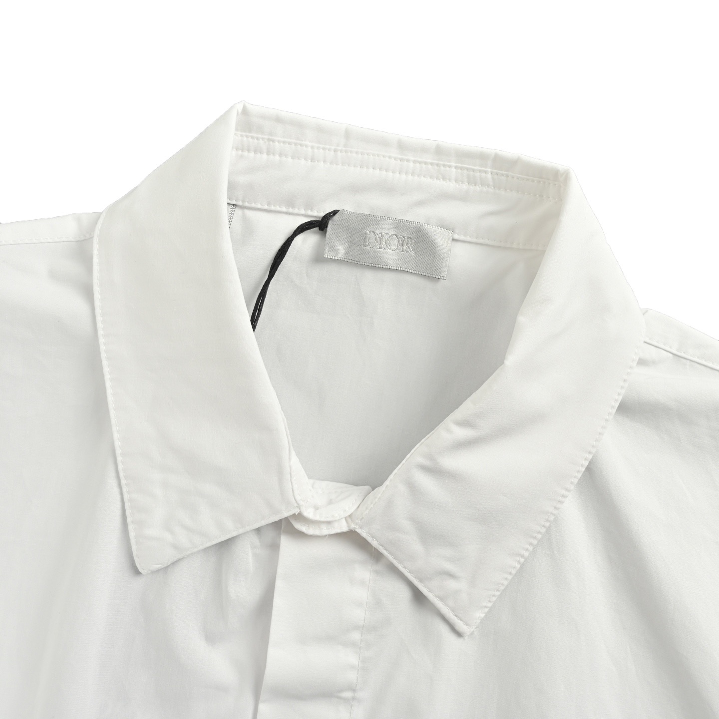 Dior/迪奥 25ss 铃兰花刺绣短袖衬衫 Dior新款棉府绸铃兰刺绣衬衫