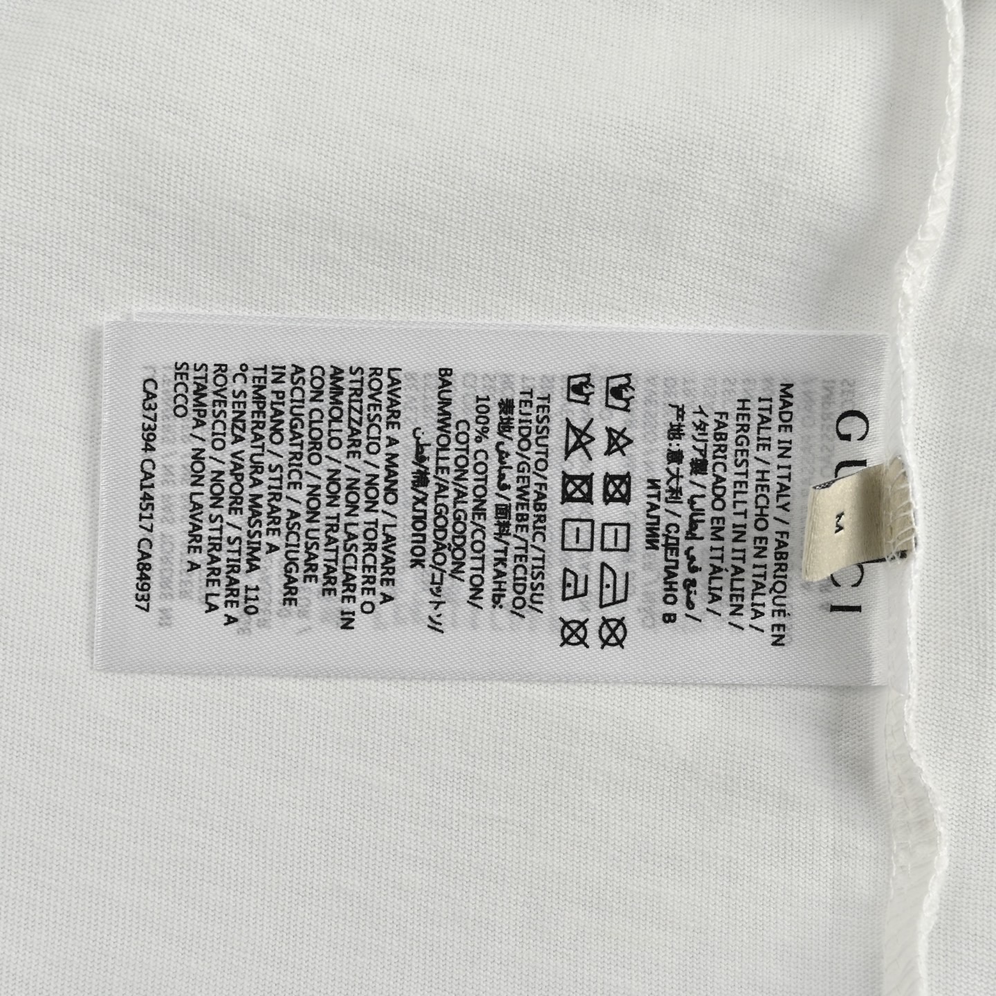 Gucci/古驰 25ss 蛇年限定印花短袖 白色