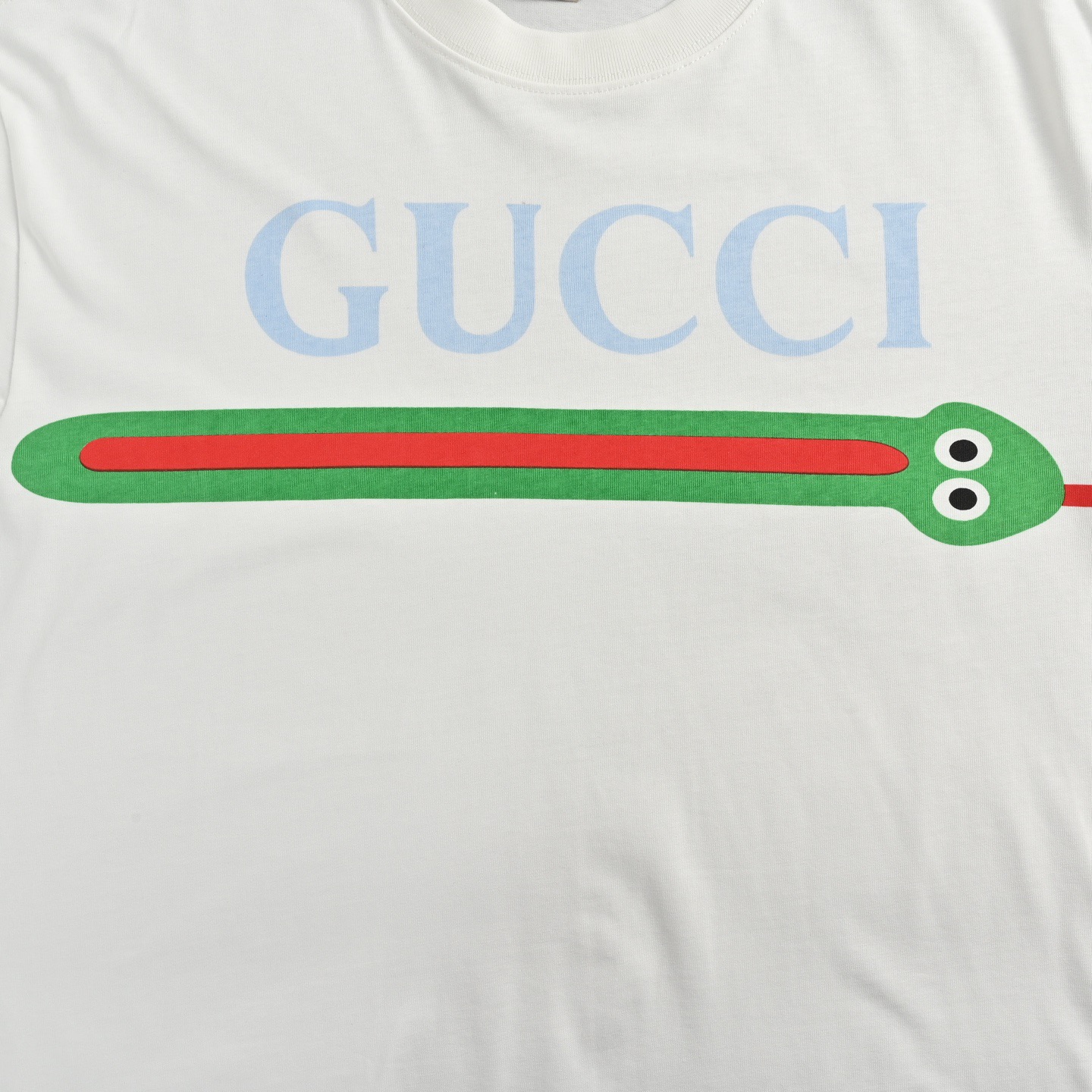 Gucci/古驰 25ss 蛇年限定印花短袖 白色