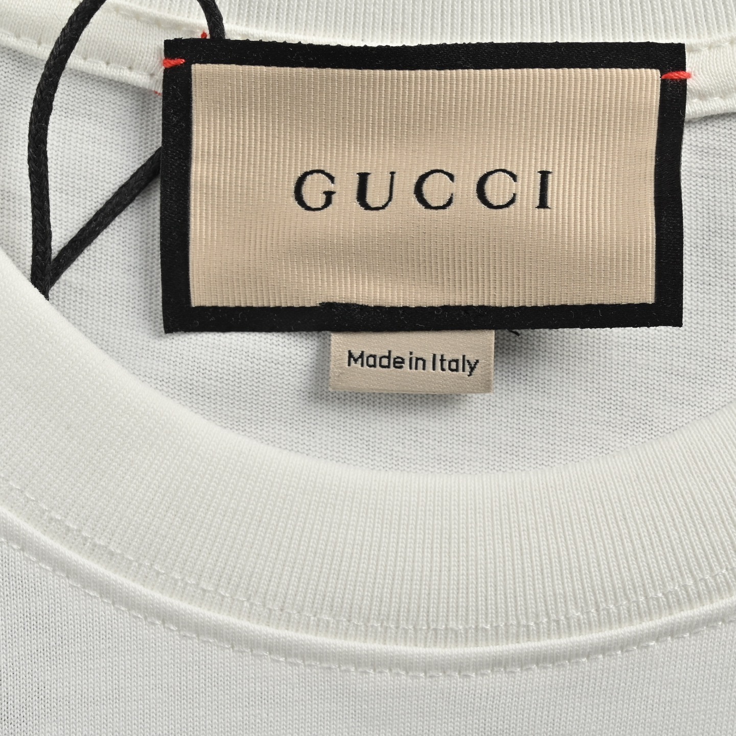 Gucci/古驰 25ss 蛇年限定印花短袖 白色