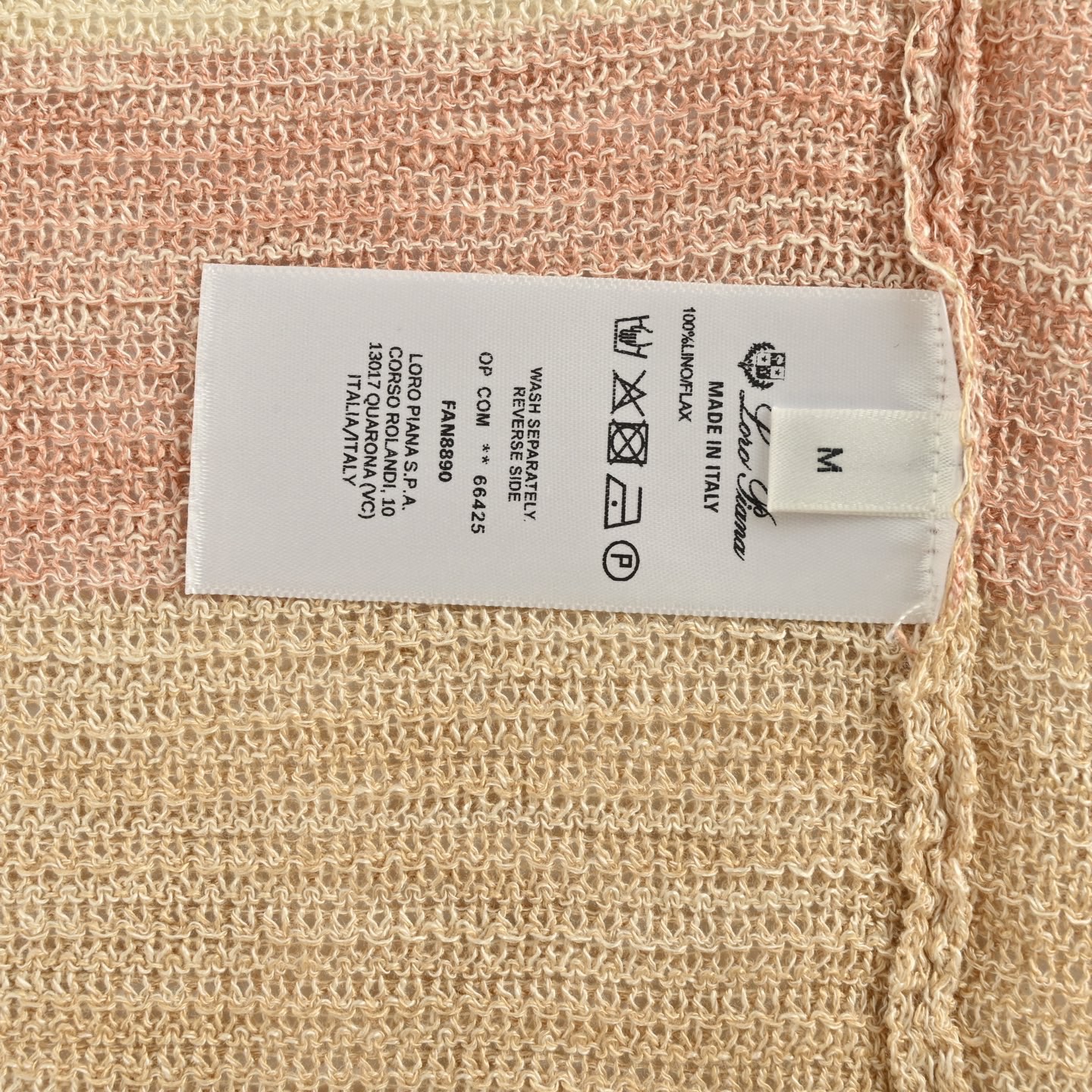 Loro Piana LP 54ss 条纹针织短袖