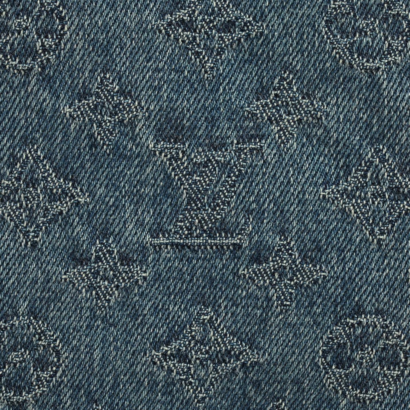 Louis Vuitton/路易威登 25ss 满幅老花提花套装牛仔短裤