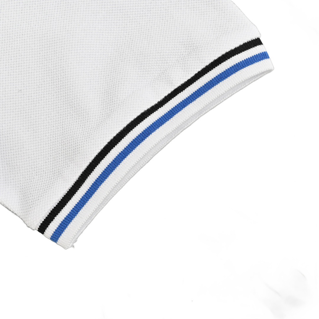 Fendi/芬迪 24ss 领口FF刺绣织带Polo短袖