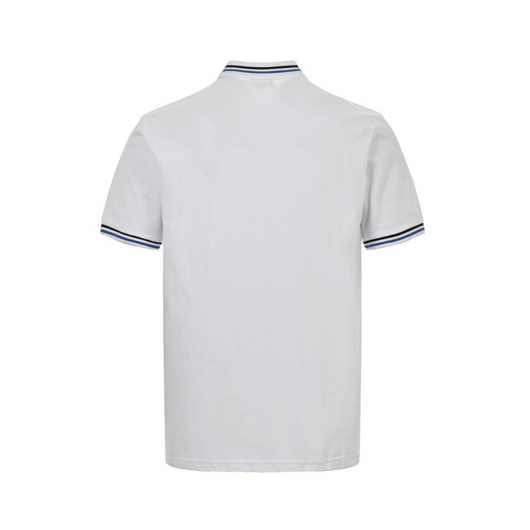 Fendi/芬迪 24ss 领口FF刺绣织带Polo短袖