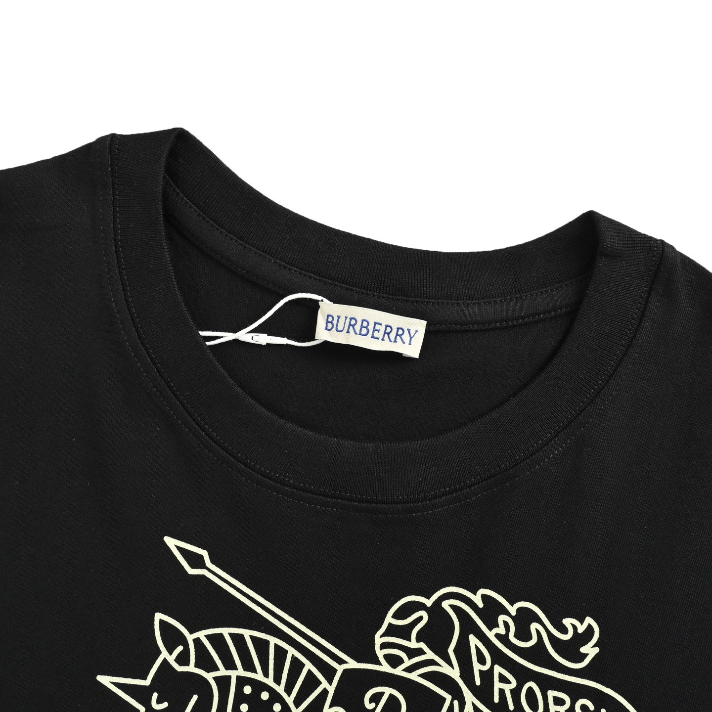 Burberry/巴宝莉 25ss 线条骑士战马印花短袖