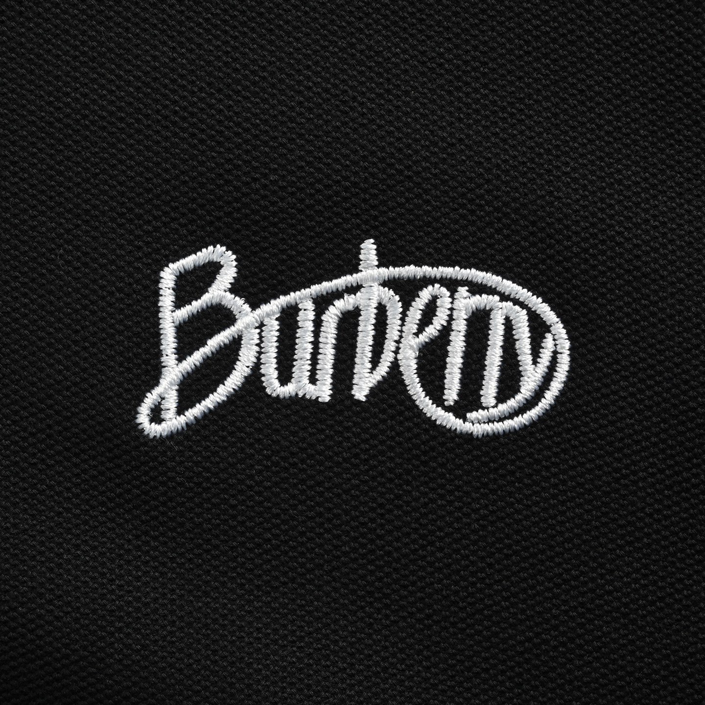 Burberry/巴宝莉 25ss 草体签名字母刺绣Polo短袖