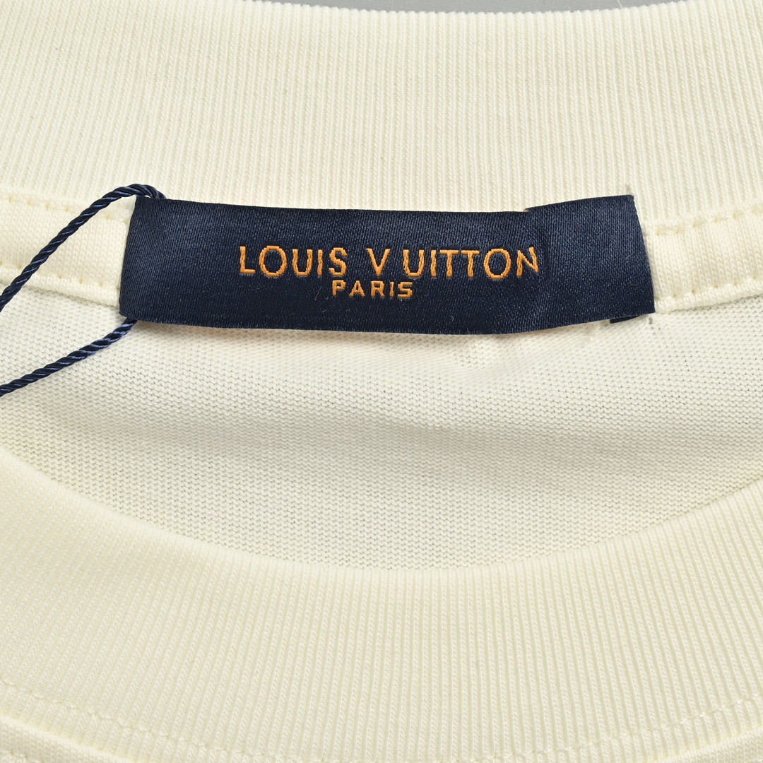 Louis Vuitton & NBA 21ss 彩虹字母印花短袖 LV NBA联名短袖