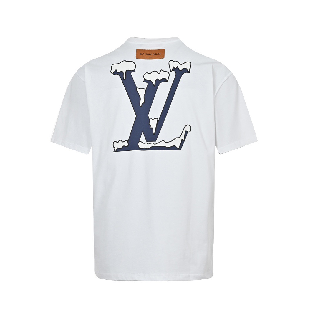 Louis Vuitton/路易威登 23ss 雪糕冰淇淋字母印花短袖