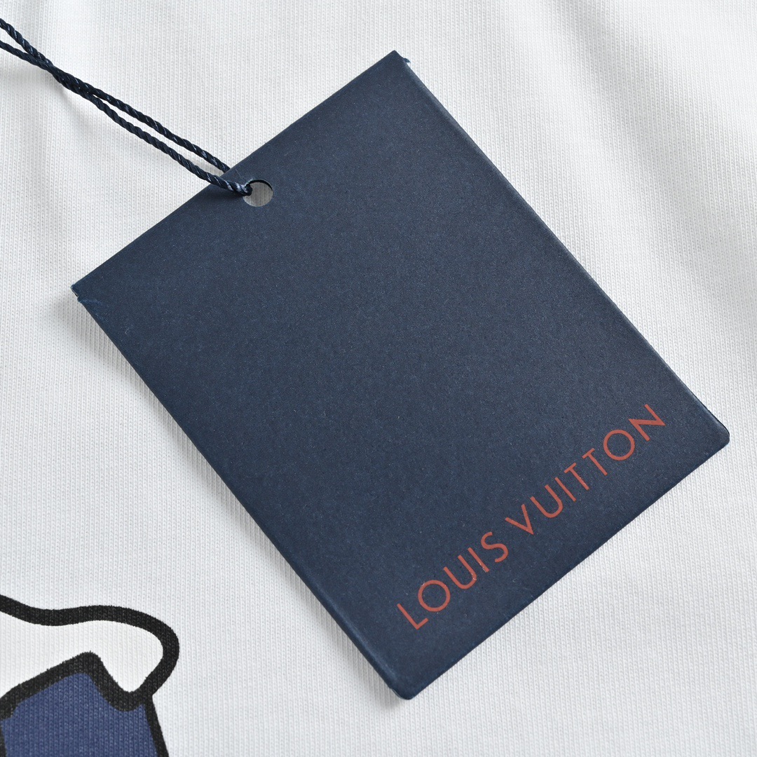 Louis Vuitton/路易威登 23ss 雪糕冰淇淋字母印花短袖