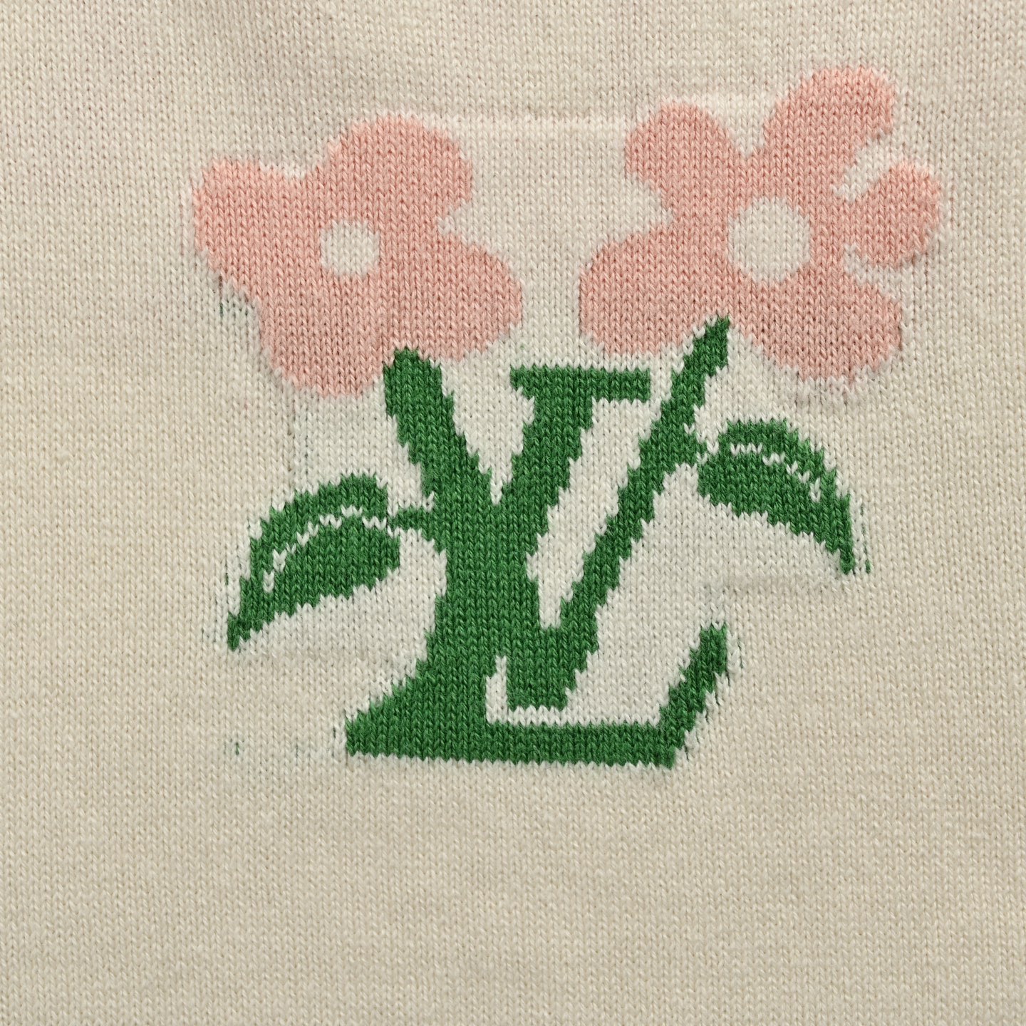 Louis Vuitton/路易威登 Tyler联名款花朵提花针织短袖