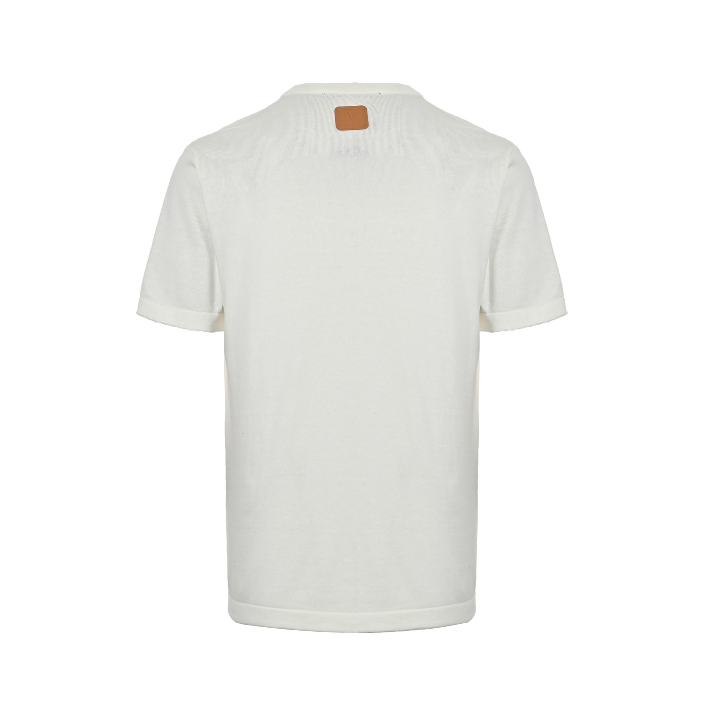 Louis Vuitton/路易威登 25ss 胸前皮牌针织短袖