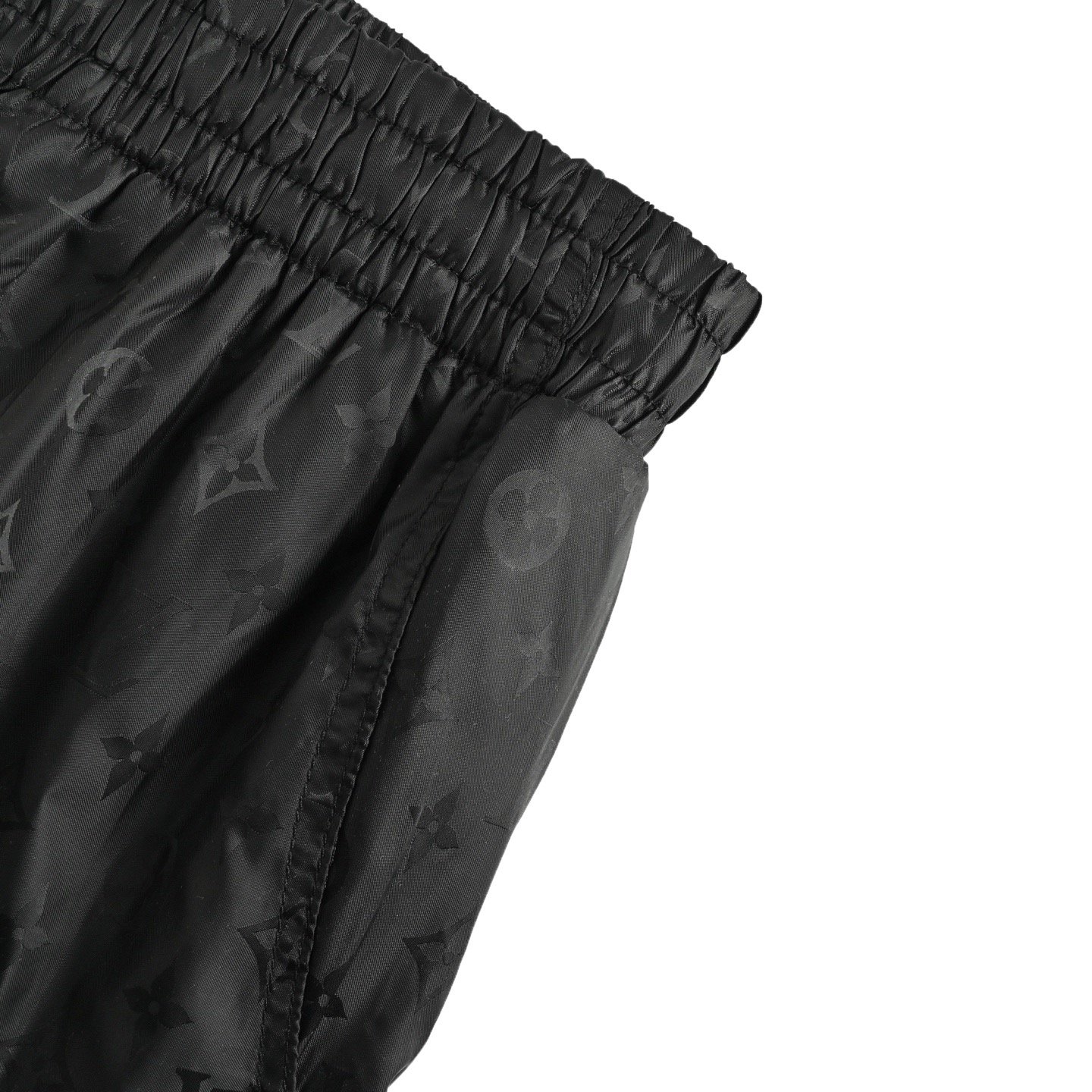 Louis Vuitton/路易威登 经典暗纹老花提花沙滩短裤 黑色