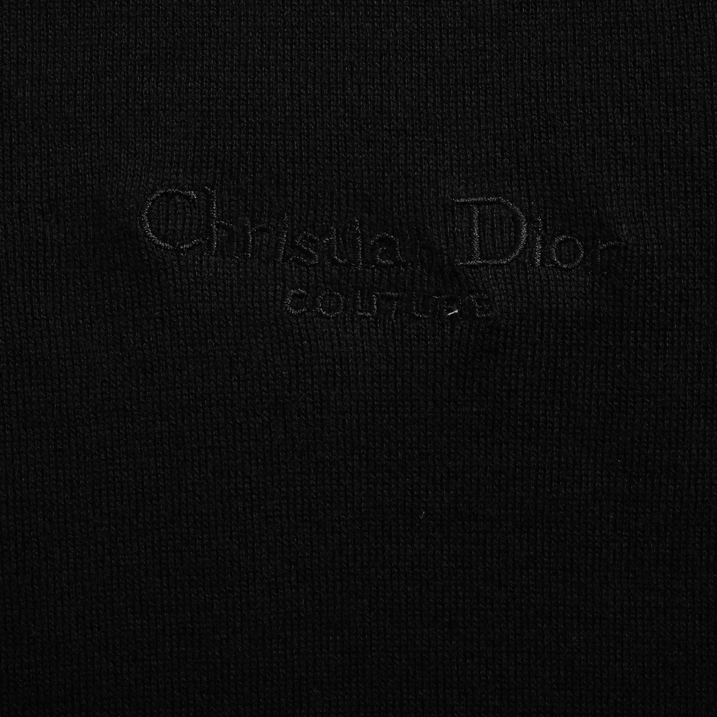 Dior/迪奥 25ss 签名字母刺绣针织Polo短袖