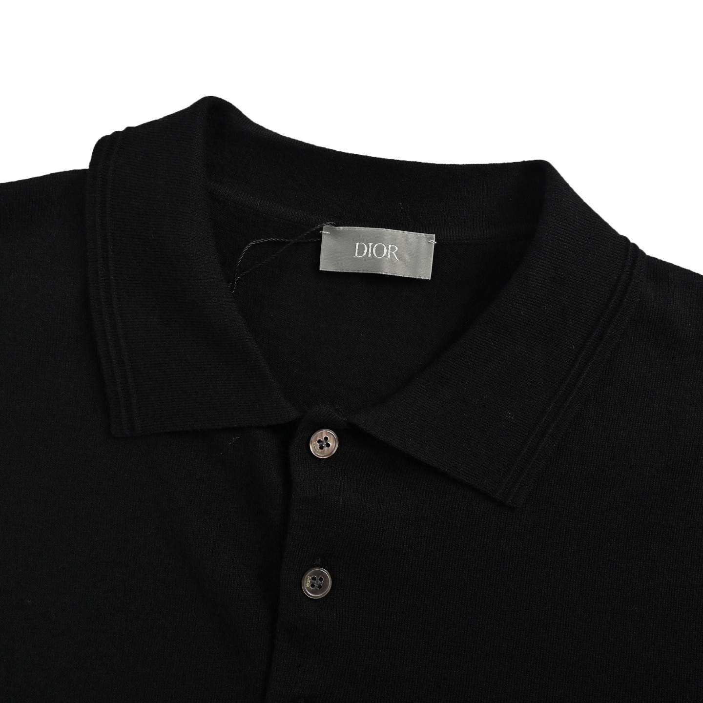 Dior/迪奥 25ss 签名字母刺绣针织Polo短袖