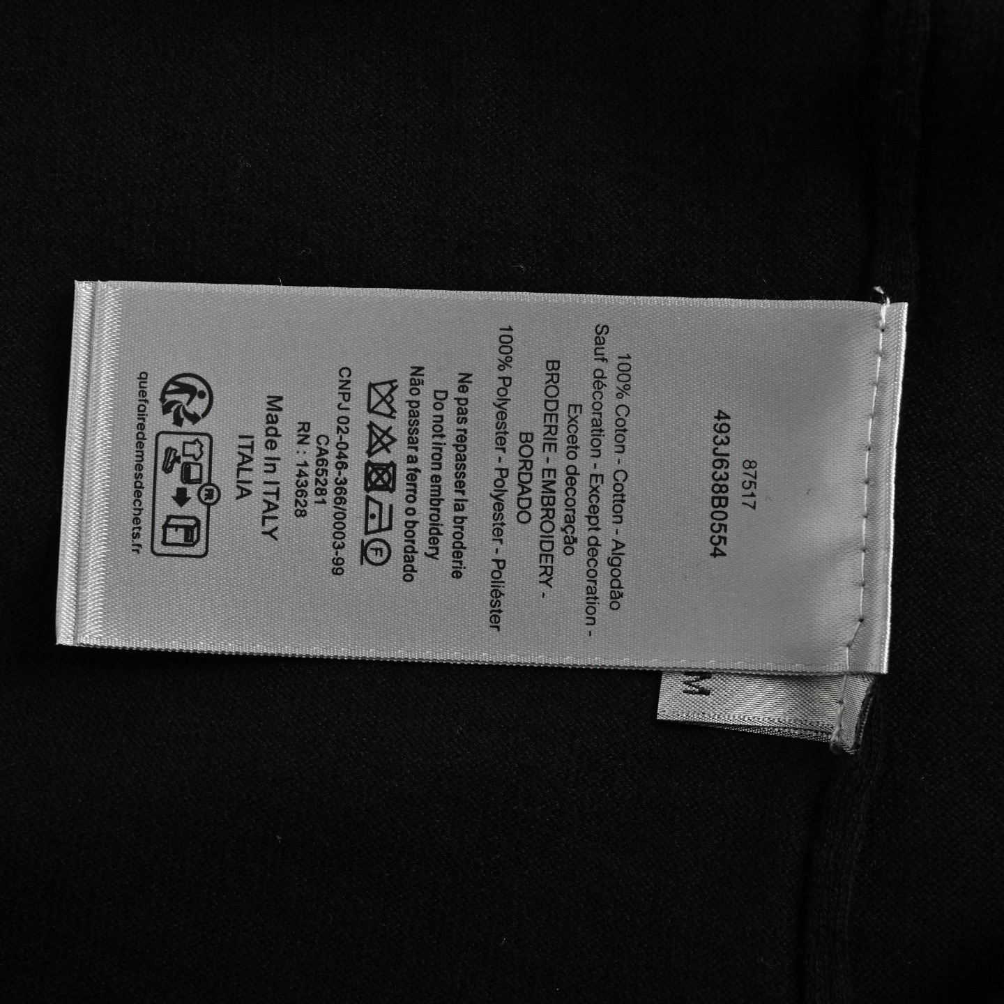 Dior/迪奥 25ss 签名字母刺绣针织Polo短袖