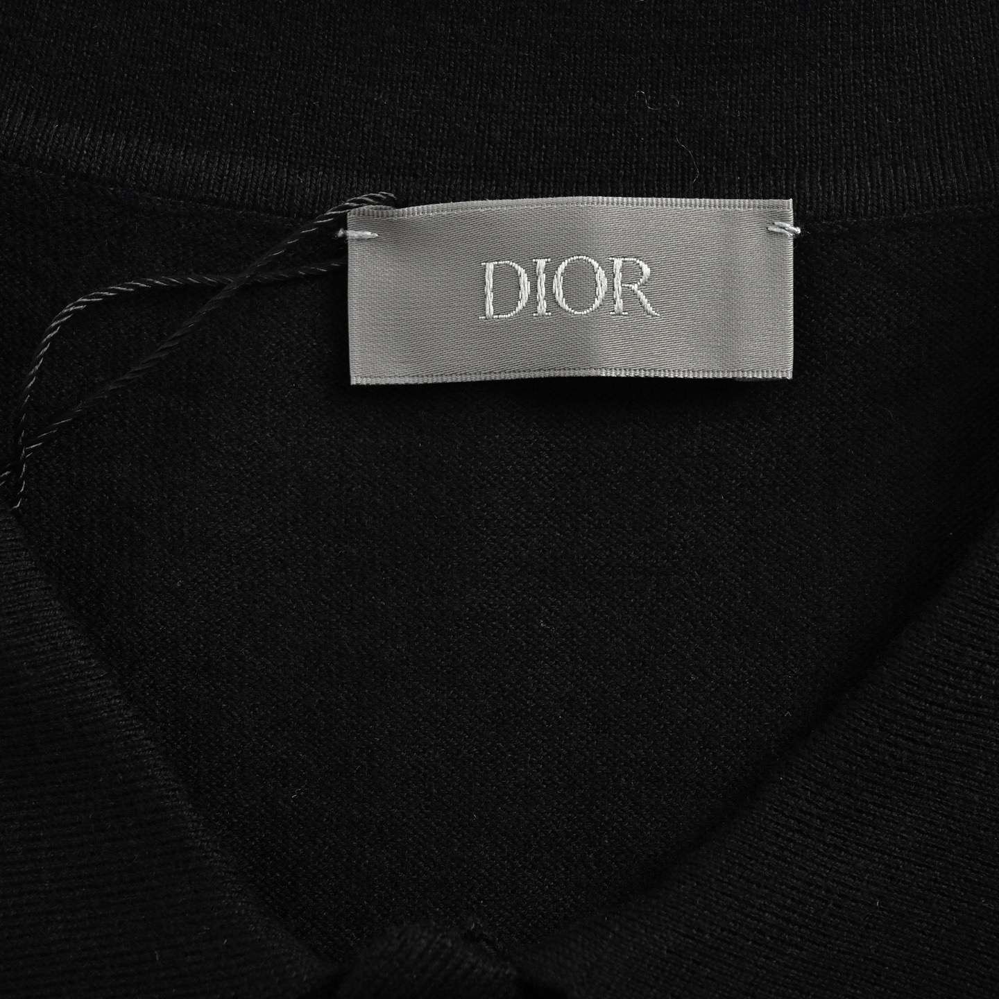 Dior/迪奥 25ss 签名字母刺绣针织Polo短袖
