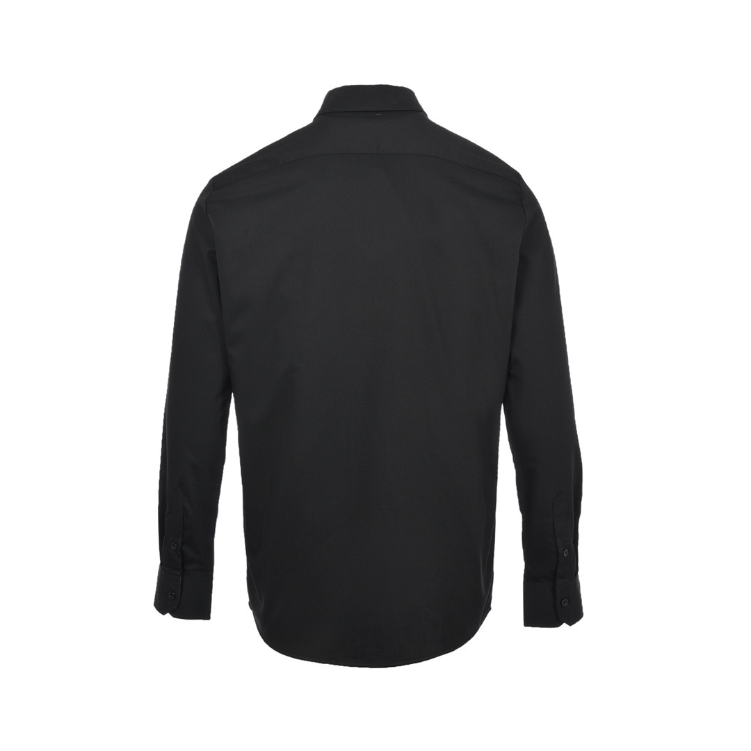 Burberry/巴宝莉 22ss 袖口格纹刺绣小标衬衫