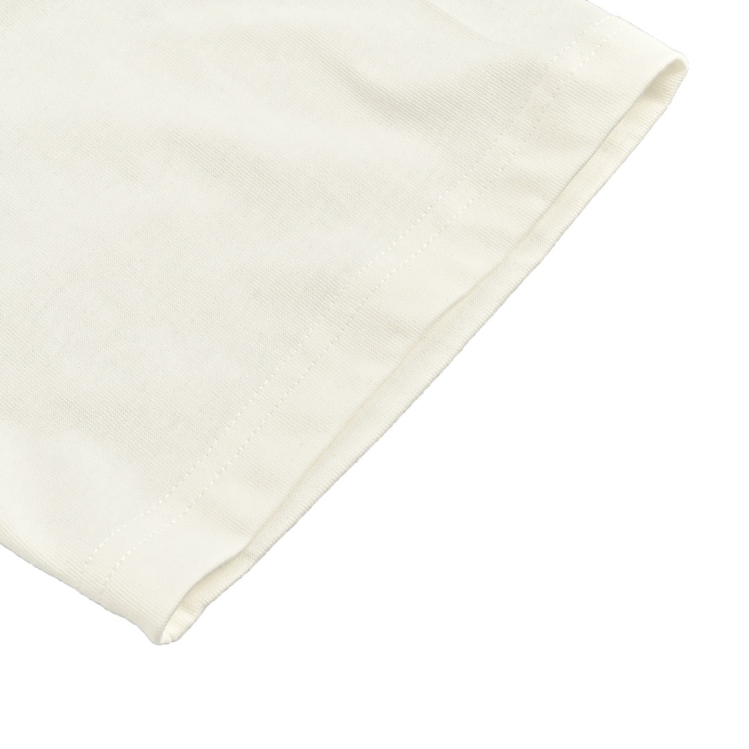 MONCLER/蒙口 24ss 植绒字母logo印花短袖