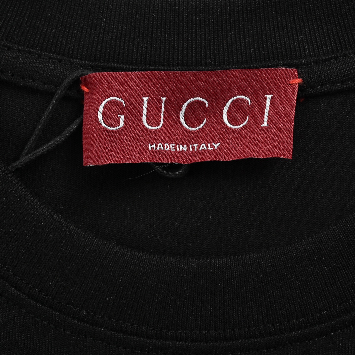 Gucci/古驰 25ss 烫钻logo短袖