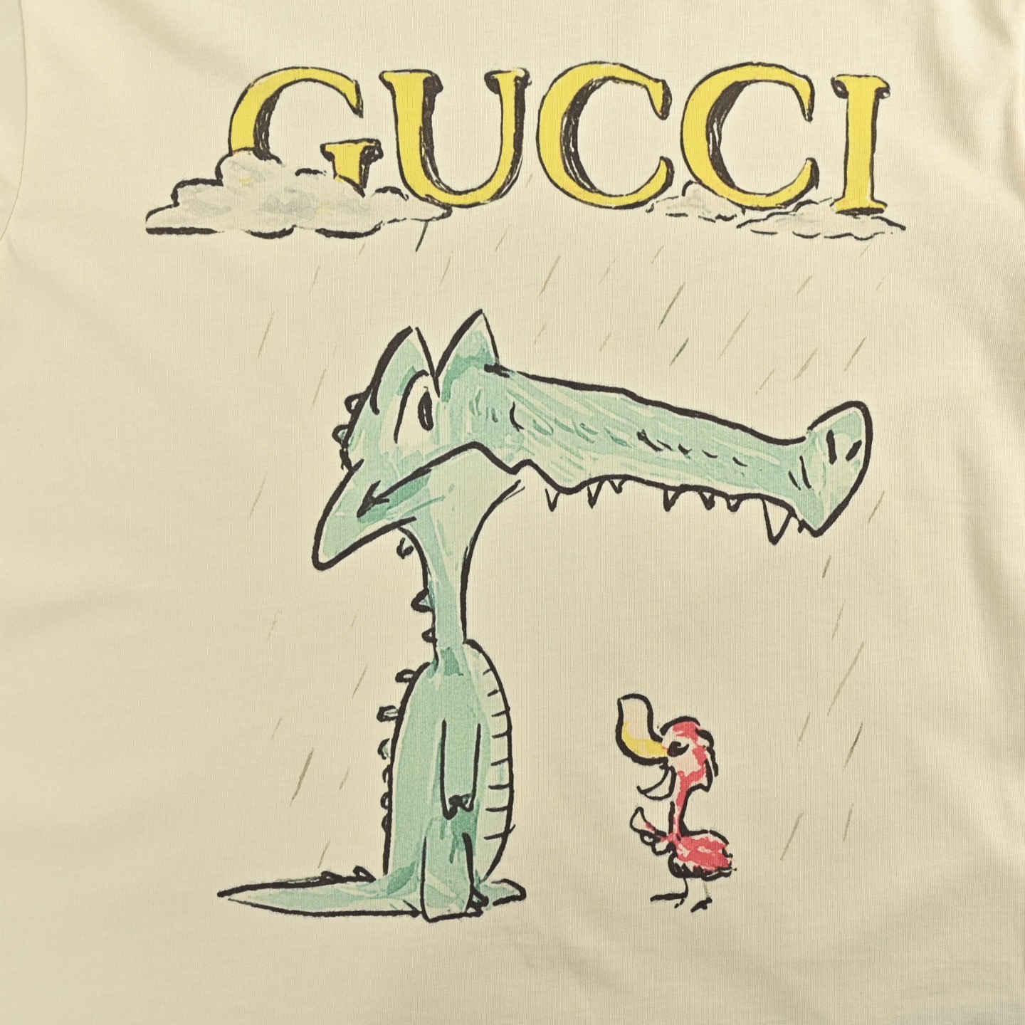 Gucci/古驰 25ss 趣味卡通系列印花短袖