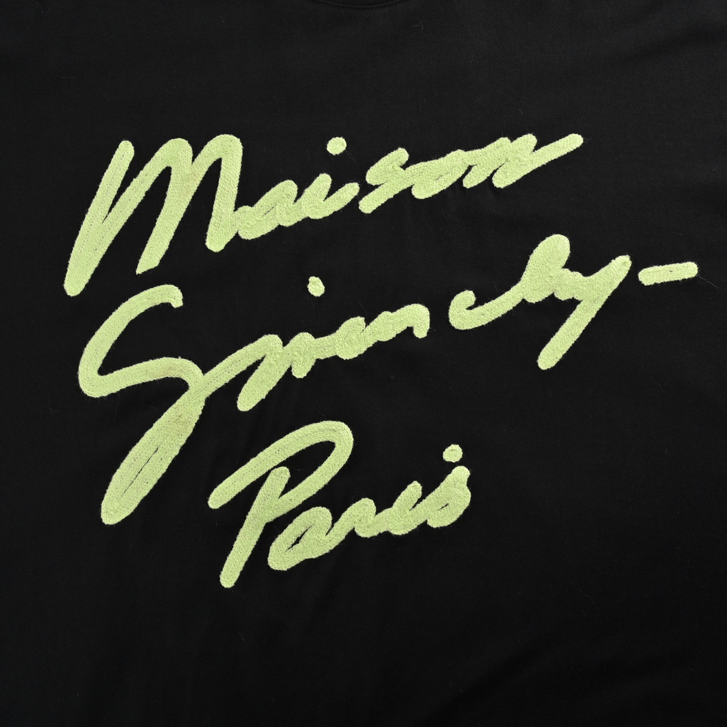 GIVENCHY/纪梵希 25ss 荧光绿字母刺绣短袖