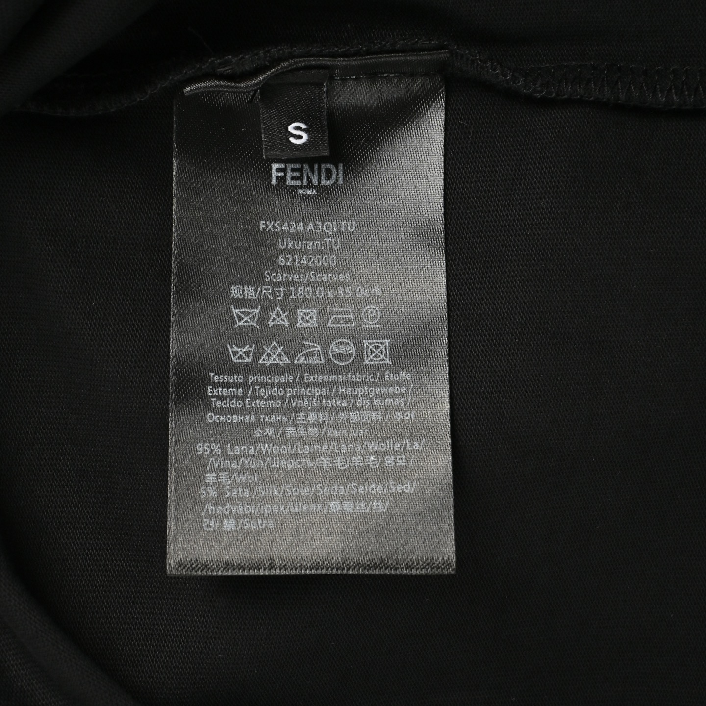 Fendi/芬迪 FF彩色发泡印花短袖 黑色 白色