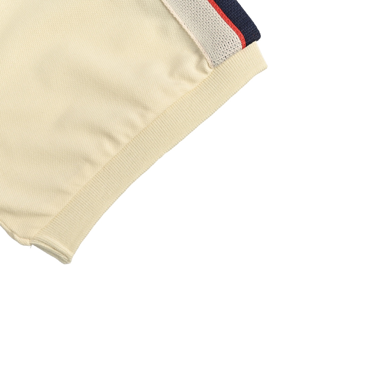 Gucci/古驰 经典肩膀提花织带Polo短袖