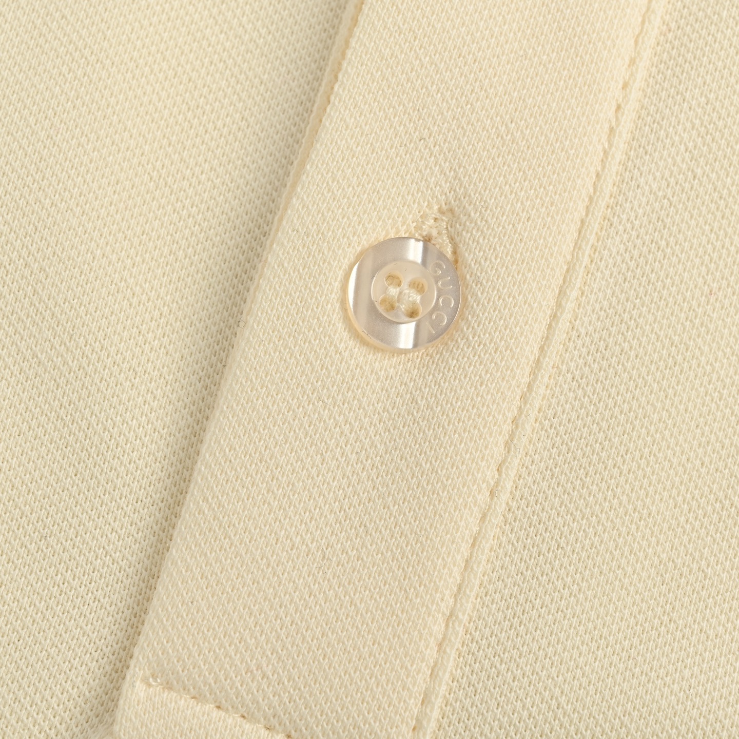 Gucci/古驰 经典肩膀提花织带Polo短袖