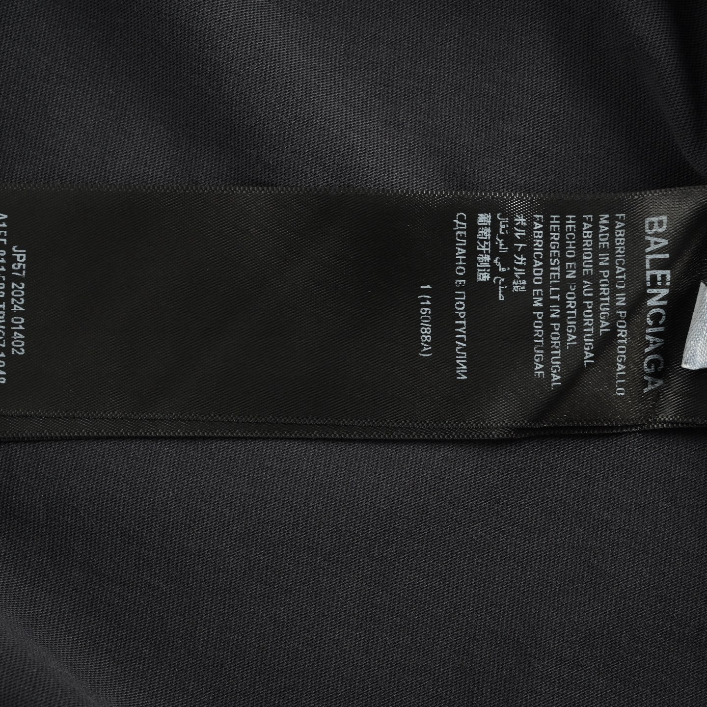 Balenciaga/巴黎世家 夜景图案褪色字母印花圆领短袖