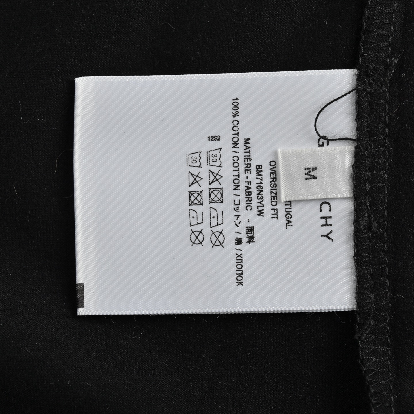 GIVENCHY/纪梵希 25ss 水钻猫眼刺绣短袖