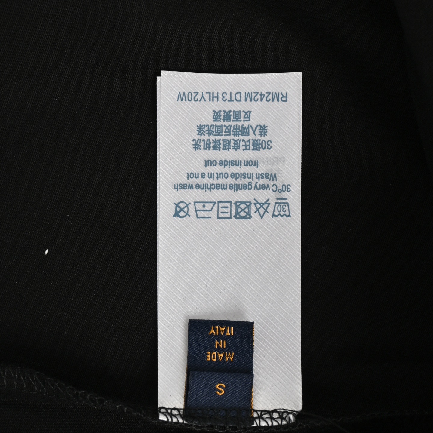 Louis Vuitton/路易威登 25ss 线条logo发泡印花短袖