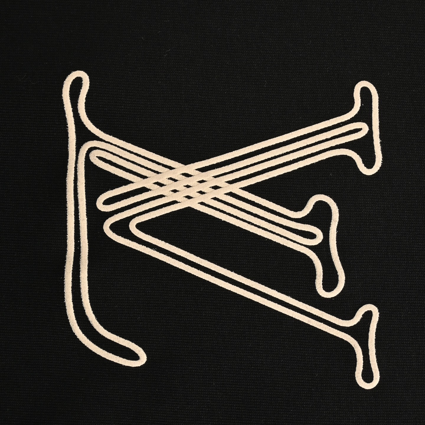 Louis Vuitton/路易威登 25ss 线条logo发泡印花短袖