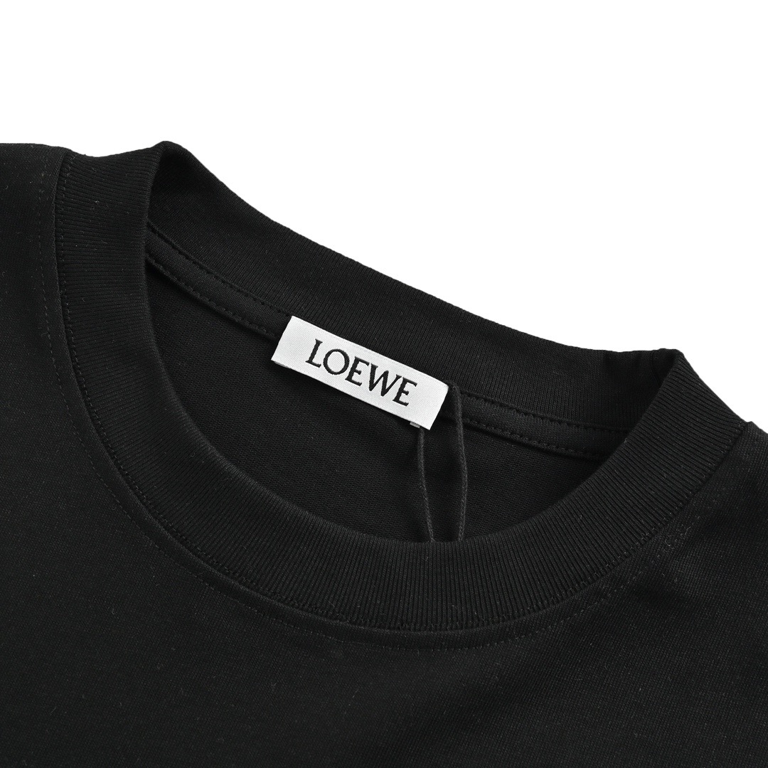 Loewe/罗意威 24ss 毛巾绣字母短袖