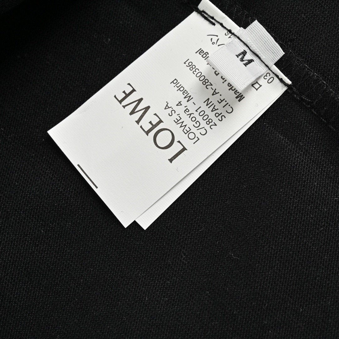 Loewe/罗意威 24ss 毛巾绣字母短袖